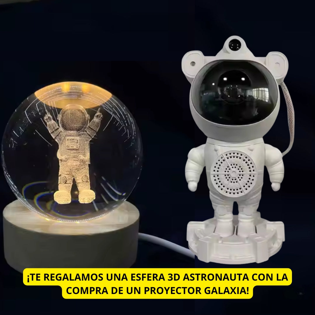 ¡PROYECTOR ASTRONAUTA RENOVA + ESFERA 3D DE REGALO!