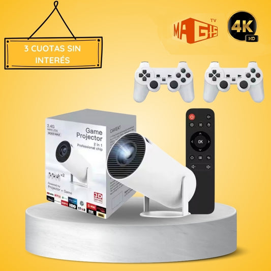 Proyector Gamer | 4K +20.000 JUEGOS | RENOVA